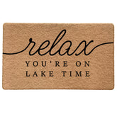 Qabliqo Lake Door Mat at the front door enhances welcome and cleanliness.