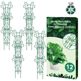 Qaobo plant trellis 12-pack stackable indoors and outdoors supports climbing vines