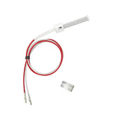 Qfire Hot Flash ceramic igniter rod glow test demonstrates quick heat for grilling.