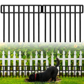 QIAOKAIYAN no-dig fence panel set protects gardens with 21 panels