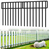 QIAOKAIYAN no dig fence panel assembly shows quick, tool-free setup for pet safety and yard organization.