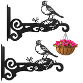 Qiaomeiysp 2-pack plant hanger with bird pattern for stylish indoor display