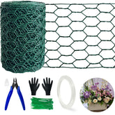 Qinheesiu floral chicken wire kit for custom arrangements with sturdy stem support.