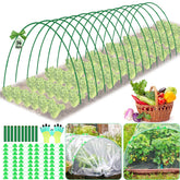 Qinzave garden hoops 70-pcs set for durable raised-bed support.