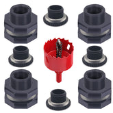 Qitdathn rain barrel bulkhead fitting with 1-inch inner diameter for secure connection