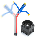 QIZRON 6ft American flag air tube dancer waving for outdoor promotions