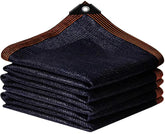 QLOFEI 90% shade cloth across garden reduces sun exposure