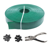 Qlvily chain-link fence privacy tape roll offers durable green coverage for outdoor fences.