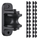 QMARK wood post insulators 40-pack in black; durable and non-conductive.