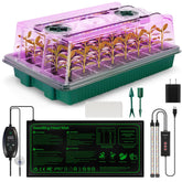 Qmioti seed starter tray 40-cell enables reliable indoor germination.