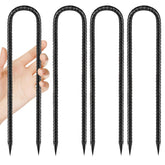 QNLONG Rebar Stakes 12-inch anti-rust coating for durable outdoor use.