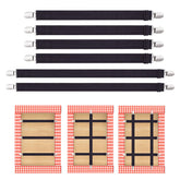QoeCycth hidden tablecloth clip under table keeps cloth taut