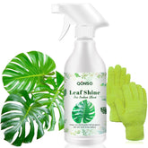 QONS Leaf Shine Spray bottle ready to gloss indoor plant leaves