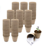 QPEY seed starter peat pots in 3-inch size ideal for early seedling growth and transplant