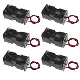 QTEATAK battery holder with wire leads for quick DIY power wiring