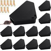 Qualirey triangle mouse station with lock shows a secure 12-pack setup.