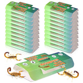 Qualirey 20-pack scorpion glue traps with multi-entry design for higher catch rates.