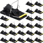 Qualirey 24-pcs mouse traps bulk pack for versatile rodent control indoors and outdoors
