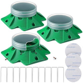 Qualirey 3-pack ant bait stations for indoor and outdoor use, targeting colonies from trails.
