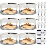 Qualirey 6-pack flea traps in white and gray designed for indoor use