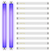 Qualirey bug zapper bulbs 12-pack for 13-inch tubes, quick replacement option.
