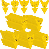 Qualirey fruit fly sticky traps butterflies shape; indoor gnat control for kitchens.