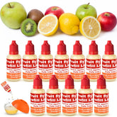 Qualirey fruit fly trap refill liquid twelve-pack bottles for ongoing indoor protection.