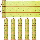 Qualirey giant sticky fly traps in a 30ft roll for indoor and outdoor use.