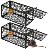 Qualirey humane rat trap; corner design for discreet indoor placement.
