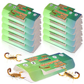 Qualirey scorpion glue trap with multi-entry design captures more pests indoors.