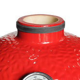 Quantfire grill gasket upper cover seals Kamado Joe lid for tighter heat control.