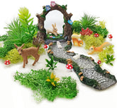 QuarenDen fairy arch decor adds rustic charm to your miniature garden.