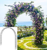 Queension extra-large arch assembly demonstrates quick, tool-free setup.