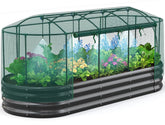 Quictent galvanized raised garden bed being assembled for easy setup and durable use.
