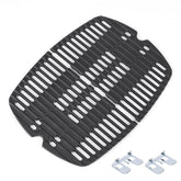 QuliMetal 7644 grill grates for Weber Q100 deliver even heat and durable cast iron performance.
