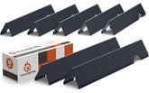 QuliMetal flavorizer bars with porcelain-steel in a 7-piece set for Weber Genesis grills.