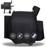 QuliMetal grill cover for Daniel Boone Prime WiFi with front-fit design protects shelves.
