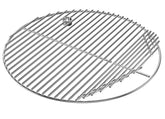 QuliMetal round grate stainless steel front view for durable grilling surface.