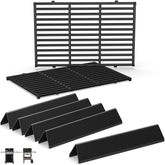 QuliMetal Spirit E310 grill grate in porcelain enamel for even searing