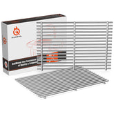 QuliMetal SUS304 grill grates for Weber Spirit E310 with even heat distribution.