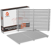 QuliMetal 9mm grill grates for Weber Spirit 300 series offer durable SUS304 steel for even heat