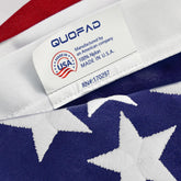 QUOFAD American flag 3x5 nylon for durable outdoor display.
