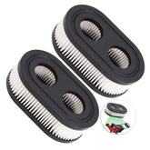quskay 593260 air filter two-pack for lawn mowers and easy maintenance