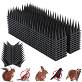 Quunoot Bird Spikes 9-pack on fence, easy outdoor deterrence