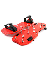 QWORK Epoxy Coating Spiked Shoes with adjustable straps for secure coating sessions.