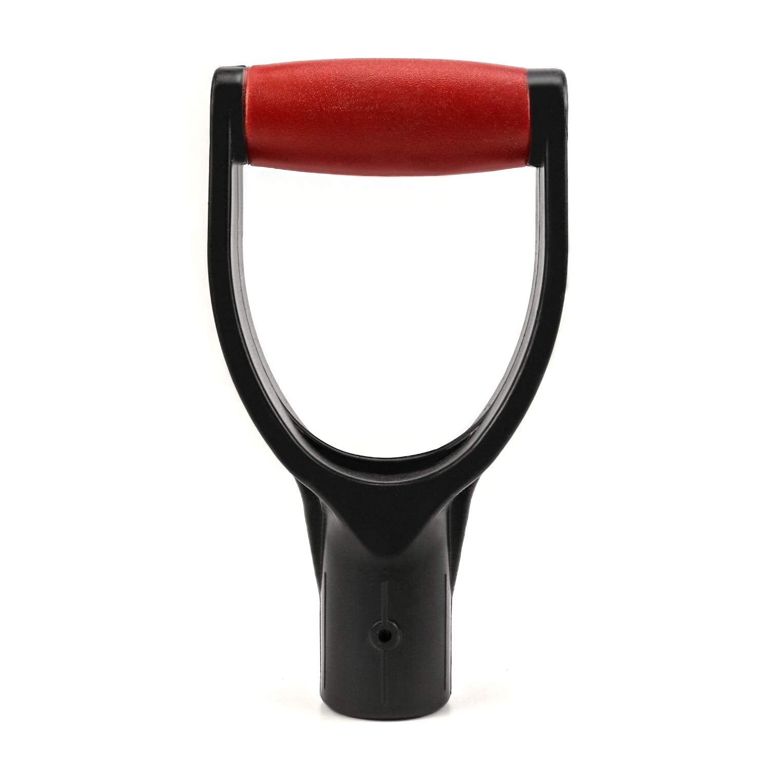QWORK plastic spade shovel D-grip assembly enables quick upgrade and improved grip.