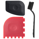 QWQKEFEUN pan scraper with ergonomic grip for easy cast iron cleaning