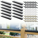 QZXRKEJI anti-climb spikes installed on a fence deterring intruders