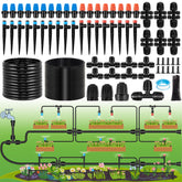 Rafow 240ft drip irrigation main line setup for efficient root watering.