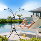 Rafow standing mister with tripod-base for stable outdoor cooling